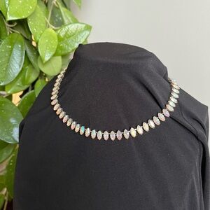 Aurora Borealis vintage choker